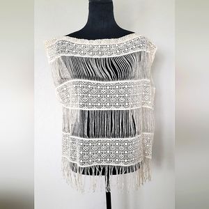 Anthropology Crochet Top